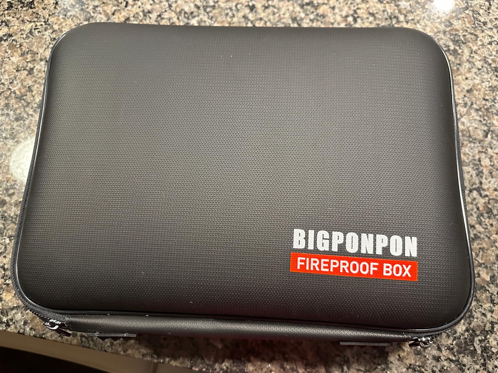 Fireproof Document Box, Hard Case Highly Flame-Resistant Fire Proof Waterproof File Organizer with Lock, Portable Fire Safe for Important Documents & Valuables Storage customer photo 2