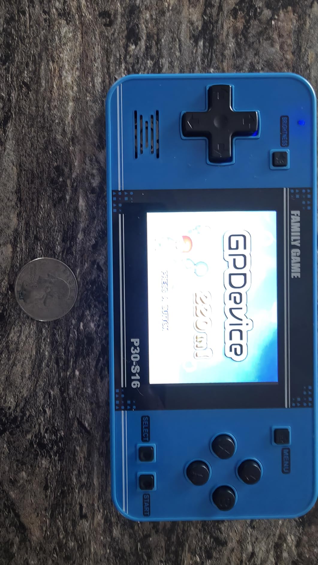 Handheld Game for Kids -Preloaded 220 Retro Video Games, Portable Gaming Player with Rechargeable Battery 3.0