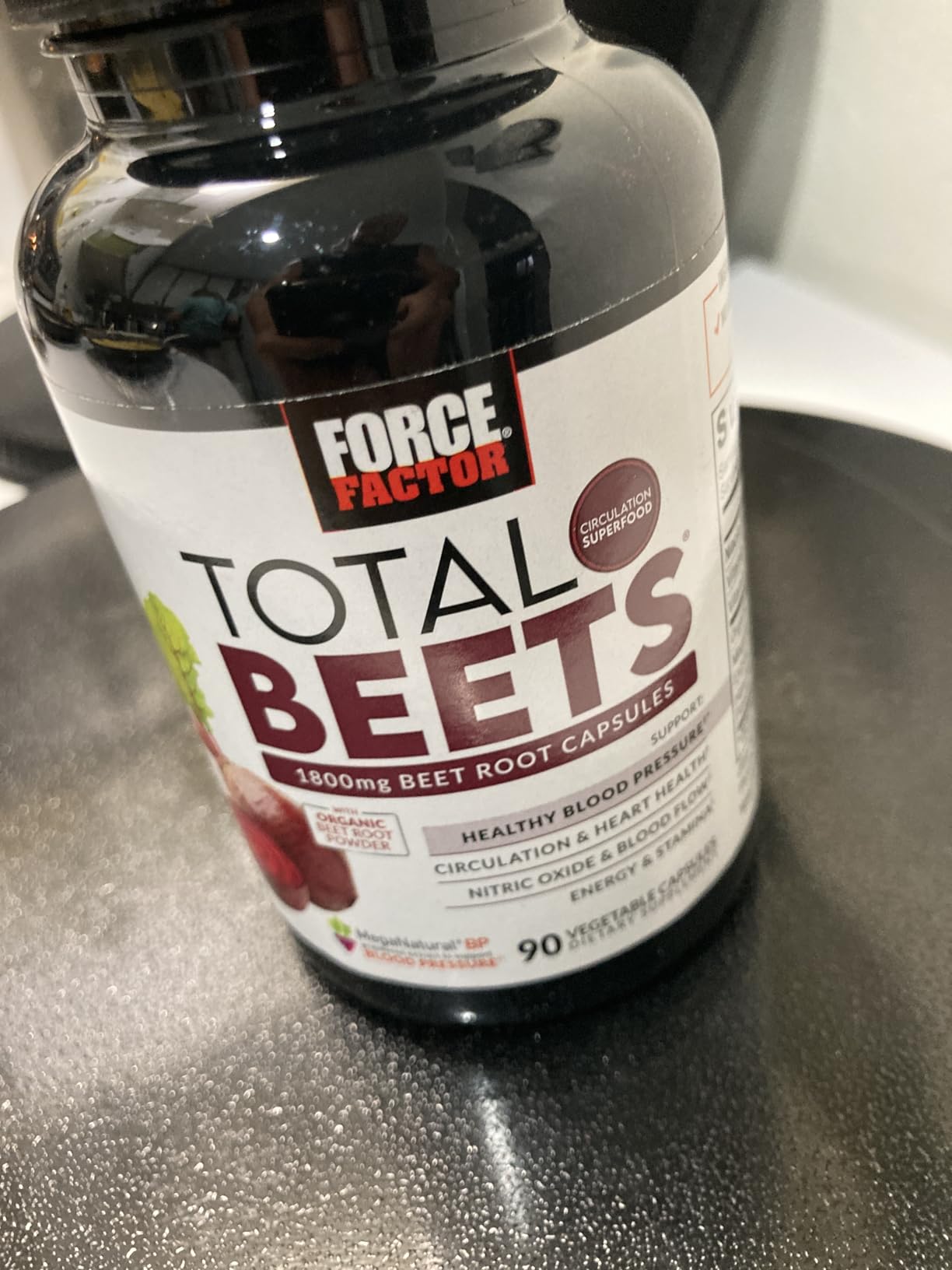 Force Factor Total Beets 1800mg Beet Root Capsules, Blood Pressure Support | with Organic Beet Root Powder, Hawthorn Berry, Support Nitric Oxide, Circulation & Blood Flow, 90 Vegetable Capsules customer photo 2
