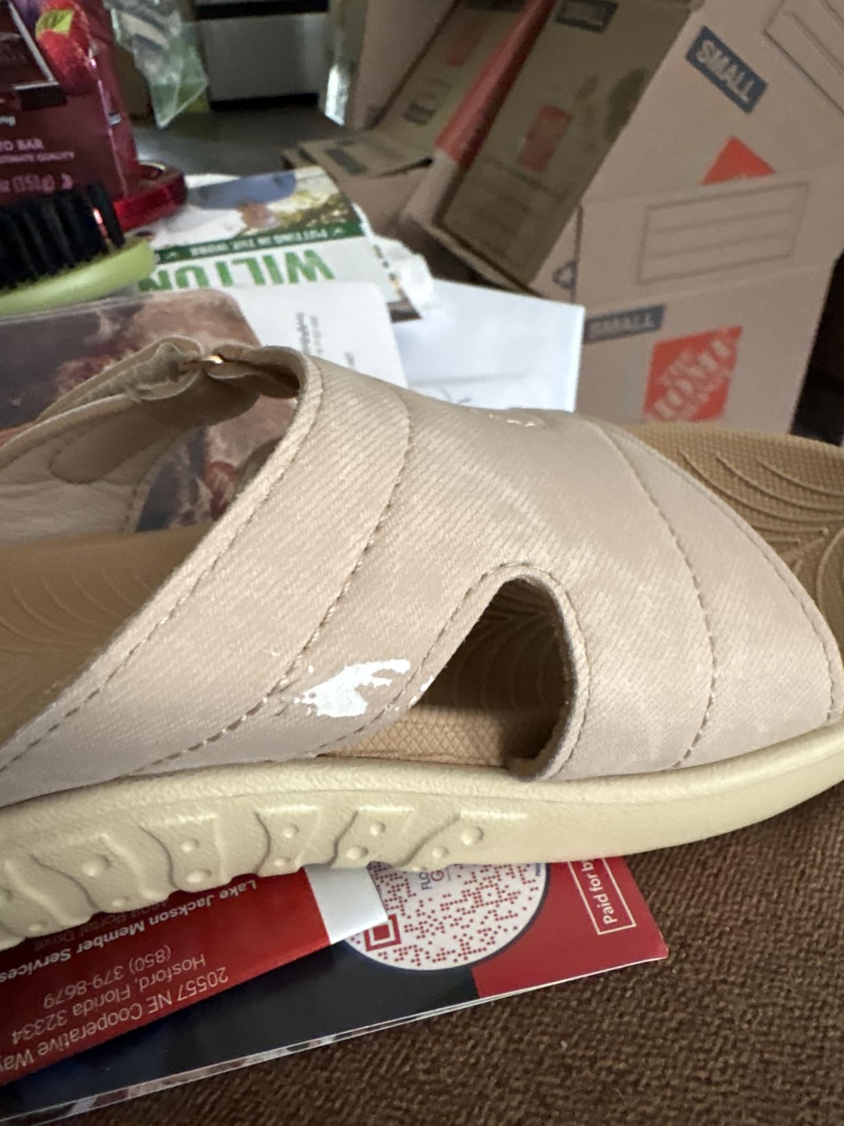 KuaiLu Womens Fashion Orthotic Slides Arch Support customer photo 1