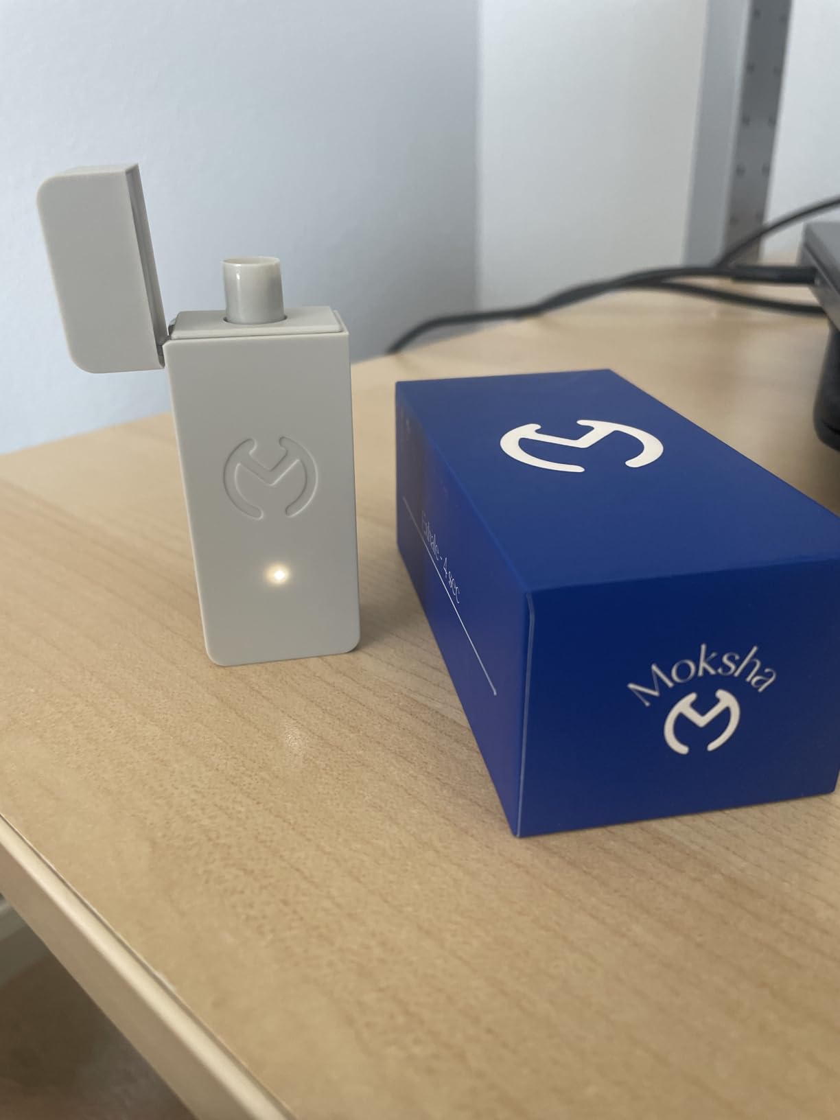 Moksha O Gamified Stress & Anxiety Relief | Smart Meditation Device for Relaxation and Sleep | Interactive Breathwork & Biofeedback Tool | iOS Only (Space) customer photo 2