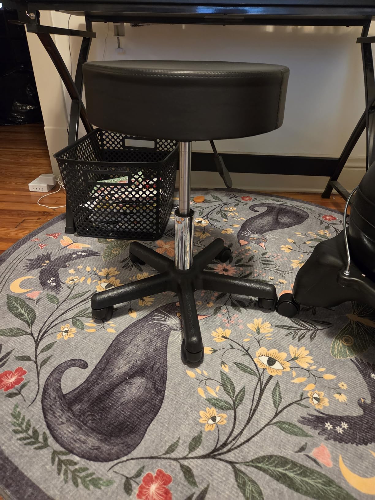 VEVOR Rolling Stools with Wheels 400LBS Weight Capacity Swivel Stools Chair customer photo 2
