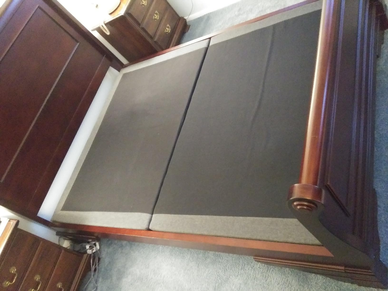 Adjustable Bed Frame Full Size with Massage -Wireless Remote Electric Power Bed Foundation Under-Bed Lighting | Zero Gravity | USB PortsX2 | Height Adjustable Legs customer photo 1