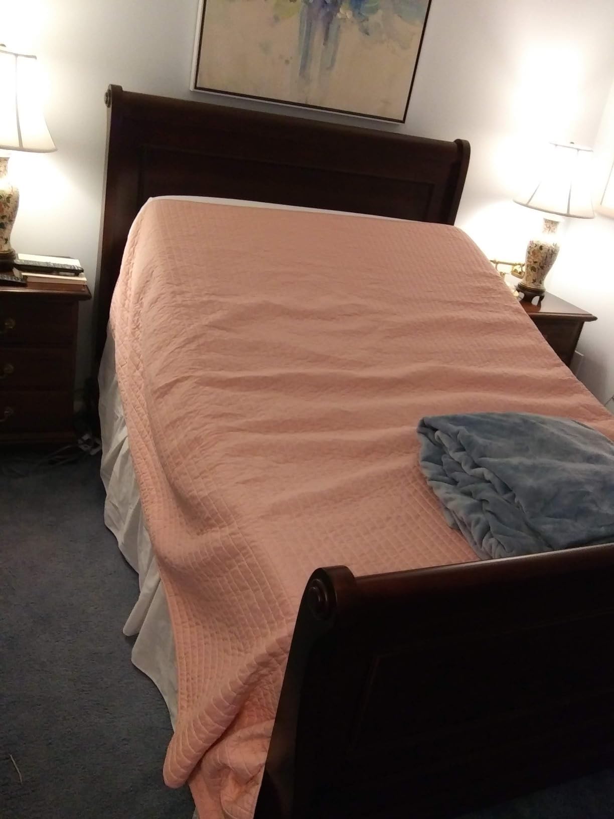 Adjustable Bed Frame Full Size with Massage -Wireless Remote Electric Power Bed Foundation Under-Bed Lighting | Zero Gravity | USB PortsX2 | Height Adjustable Legs customer photo 2