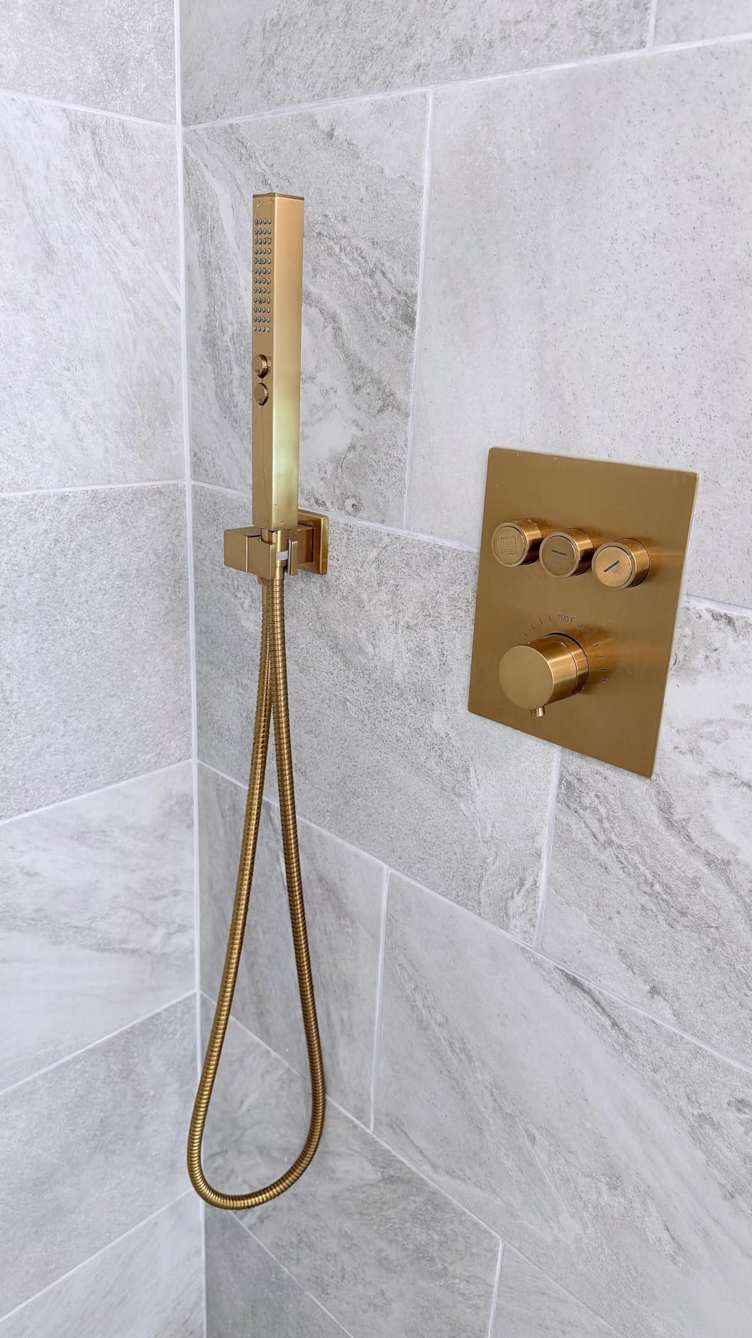 Shower Faucets Sets Brushed Nickel Shower System,12