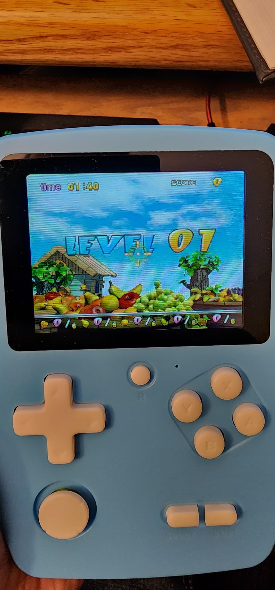 32 Bit Handheld Games for Kids Preloaded 139 Retro Video Games, Blue | Portable Video Gaming Player with 3.0