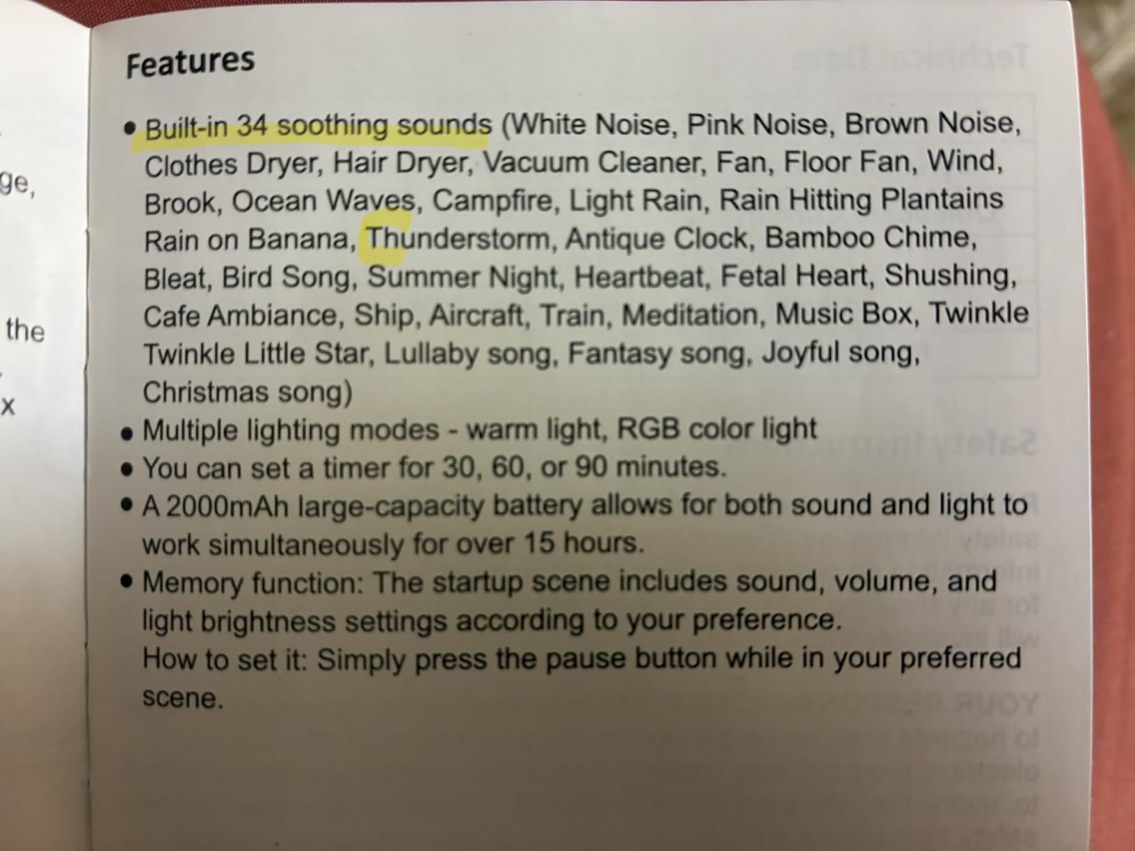FamiSym White Noise Sound Machine Baby for Sleeping with Night Light - 34 Soothing Sounds, Rechargeable White Noise Machine for Kids Adults Sleep, Portable Lullaby Machine Baby Soother (Slate) customer photo 1