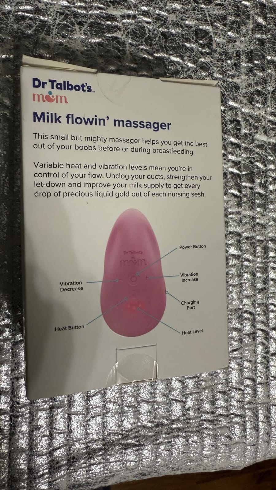 Dr Talbot's Mom Breast Warming and Vibrating Lactation Massager customer photo 1