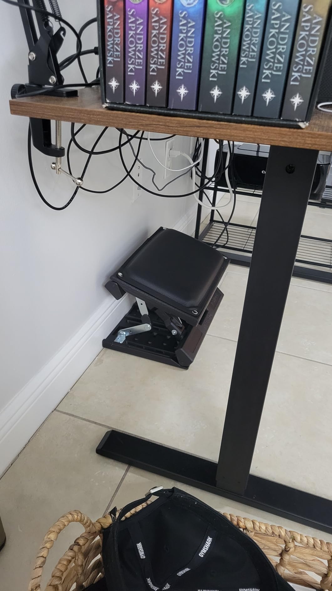 Adjustable Foot Rest Under Desk for Office,Home, Gaming & Study | Infinite Angle, Ergonomic Footrest,Removable Cushion,Foldable Design,Large 13.4