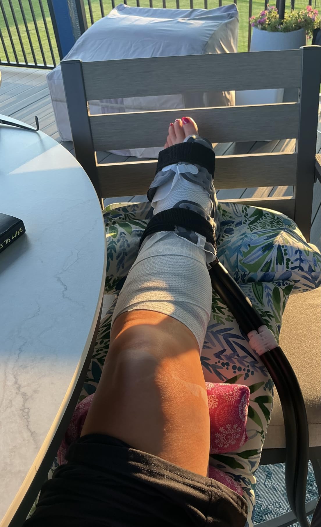 ICYTHRP Programmable Timer Ice Machine for Knee After Surgery w/Quiet Pump, FSA Eligible HSA, Portable Cold Therapy Machine, Programmable Recovery System for ACL, TKR & Sports Training w/ Universal Pad customer photo 2