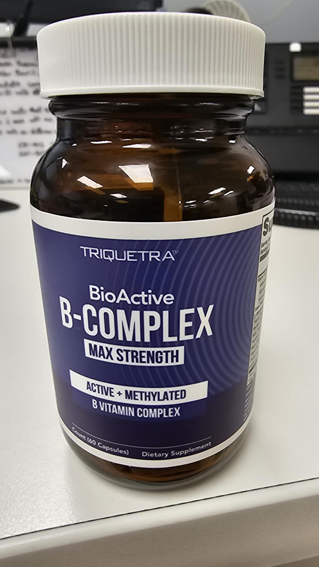 BioActive Vitamin B Complex - Blood Stream Ready, Methylated B Complex - Featuring Methylfolate, 3 BioActive Forms of B12, BenfoPure B1 & Pantesin B5 - 12 B Vitamins in Clinical Doses - 60 Servings customer photo 2