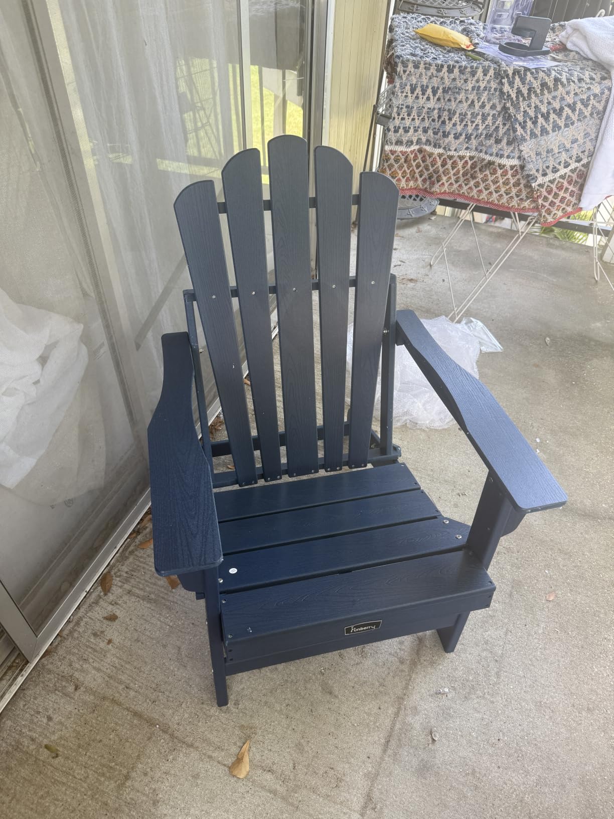 FUNBERRY Oversized Folding Adirondack Chair, Fire Pit Chairs 400LBS | HDPE All Weather, Quick-Folding, No Rot or Rust or Crack, UV Fade Shield, Cup Holder, Easy-Clean for Outside customer photo 1