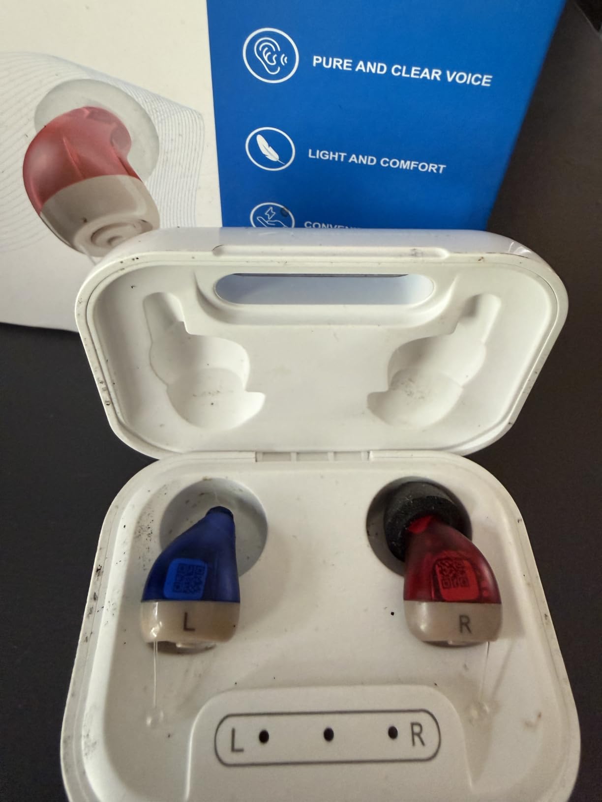 Standard 2.0 Hearing Aids for Seniors - Oricle Hearing Aids for Adults with Advanced Noise Cancellation - Easy Volume Control with Portable Charging Case customer photo 2