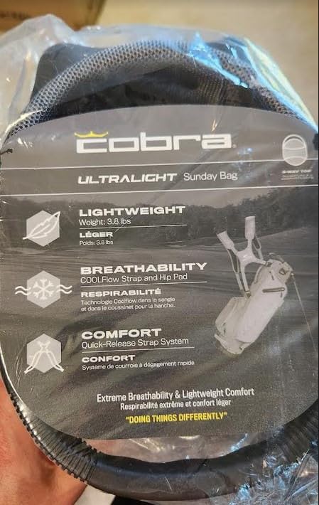 Cobra Ultralight Sunday Golf Bag customer photo 2