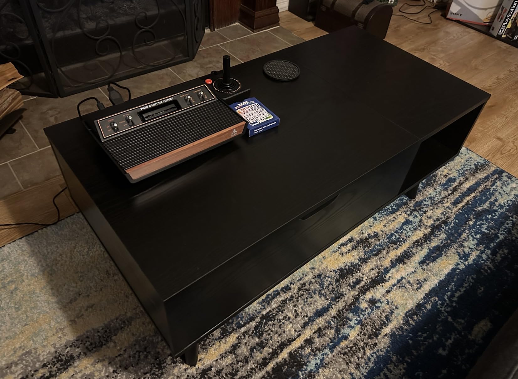 OLIXIS Lift Top Coffee Table, Wood Coffee Table for Living Room Home Black | Wood, Lift Top, Hidden Compartment, Storage Shelf, Center Table, Home, Living Room, Office customer photo 1
