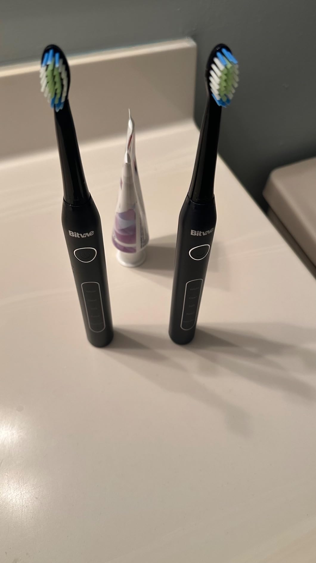 Bitvae ADA Accepted Electric Toothbrush, 60-Day Battery Travel Toothbrush | Adults and Kids, 5 Modes, 8 Heads, Travel Case & Holder, Rechargeable Power, Smart Timer, IPX7 Waterproof, Shadow Black customer photo 1