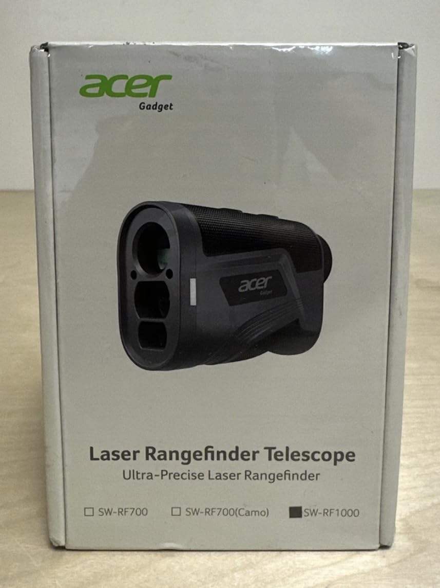 Acer Gadget Golf Rangefinder with Slope On/Off, 800/1200Yards, Golf Gifts | 6X Magnification with Flag Pole Locking Vibration, Rechargeable Battery with Magnetic Stripe, Golf Accessories for Men. customer photo 1