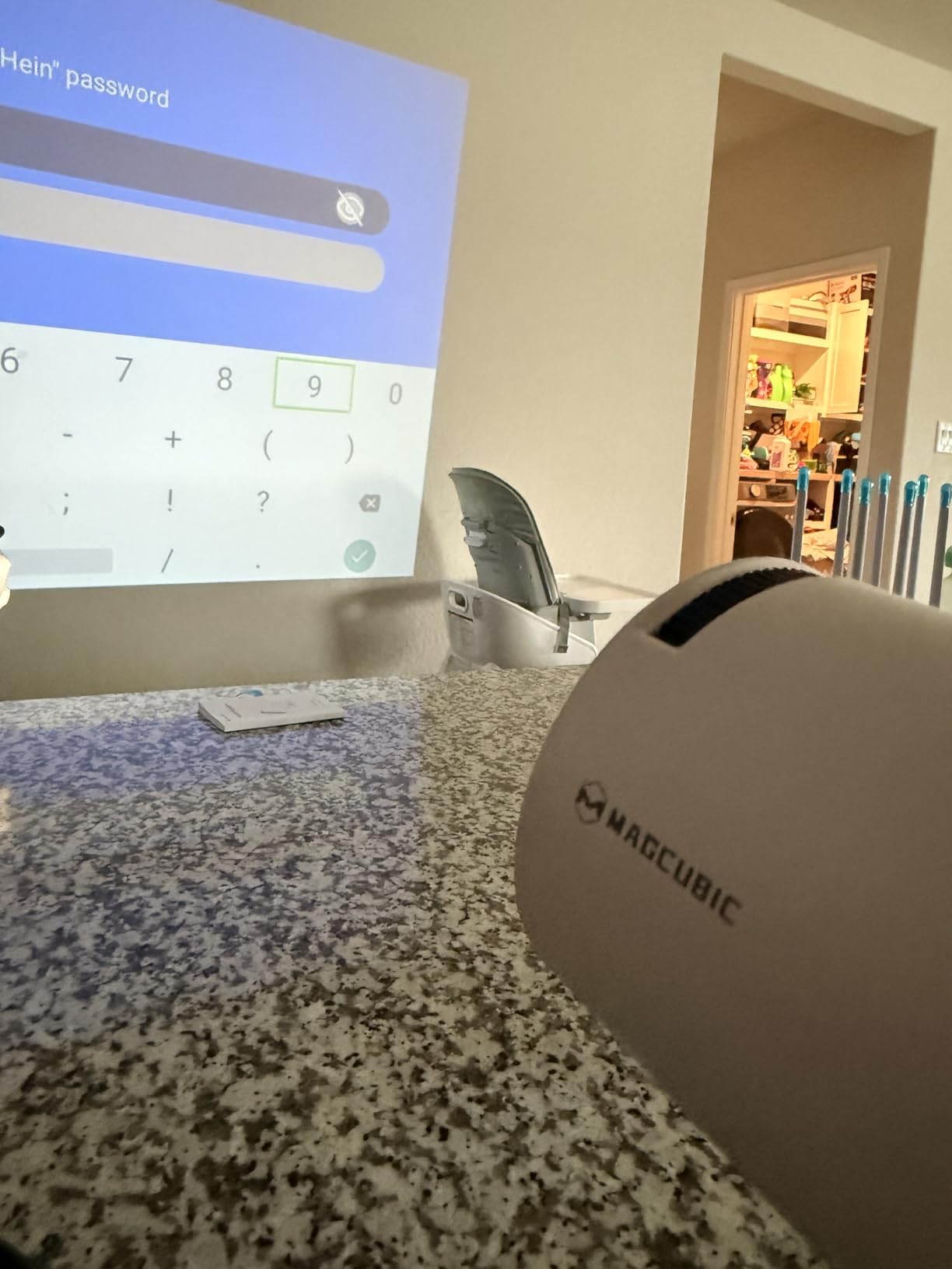 Magcubic Mini Projector with WiFi and Bluetooth, 4K Support Smart Portable Projector, Small Proyector with 200ANSI & AutoKeystone, 180° Rotation HY300Pro Video Proyector for Bedroom, Movie, Outdoor customer photo 2