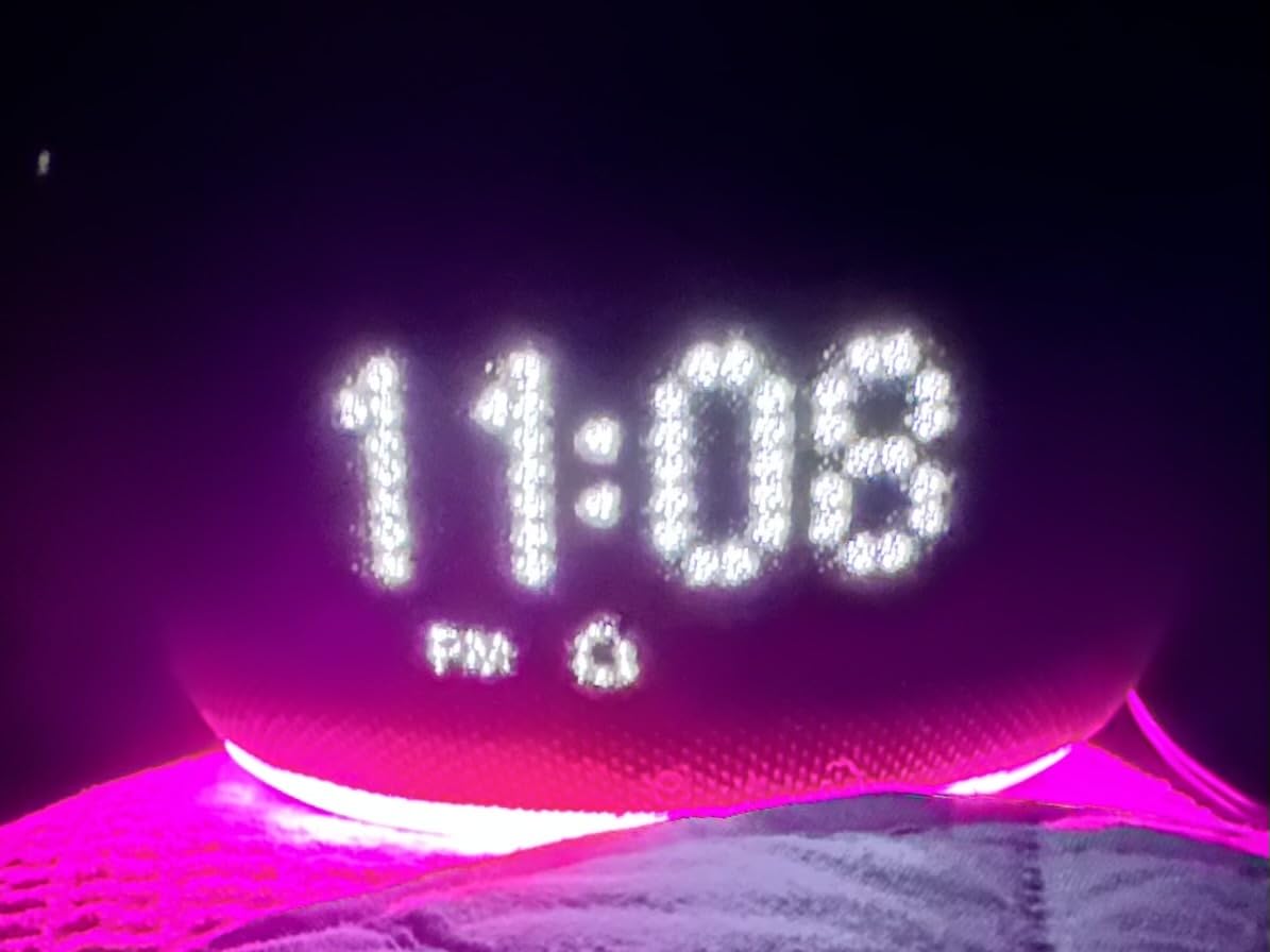 Buffbee Pro 2nd Gen | Sound Machine, Alarm Clock with Bluetooth Speaker | Upgraded Rechargeable Battery, White Noise Machine with 25 Sleep Sounds, Portable for Travel & Bedroom (Cloud Blue) customer photo 2