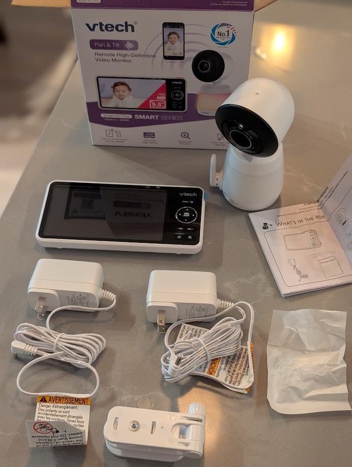 VTech Smart WiFi Baby Monitor Smart HD Plus - 2K Camera, 5.5