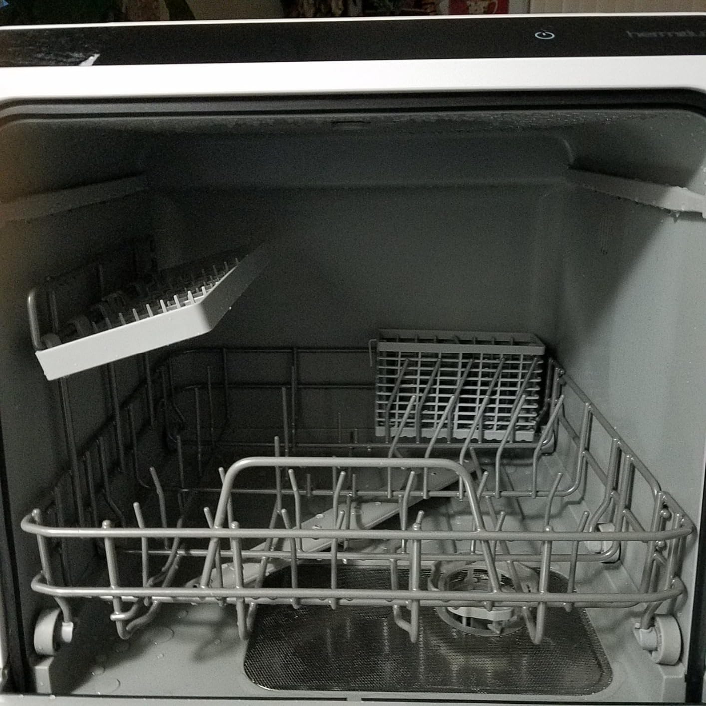 Hermitlux Countertop Dishwasher, 7 Washing Programs Portable Dishwasher | Mini Dishwashers with 5-Liter Built-in Water Tank , Glass Door, LED Light, No Hookup Needed for RV & Apartment Use customer photo 2