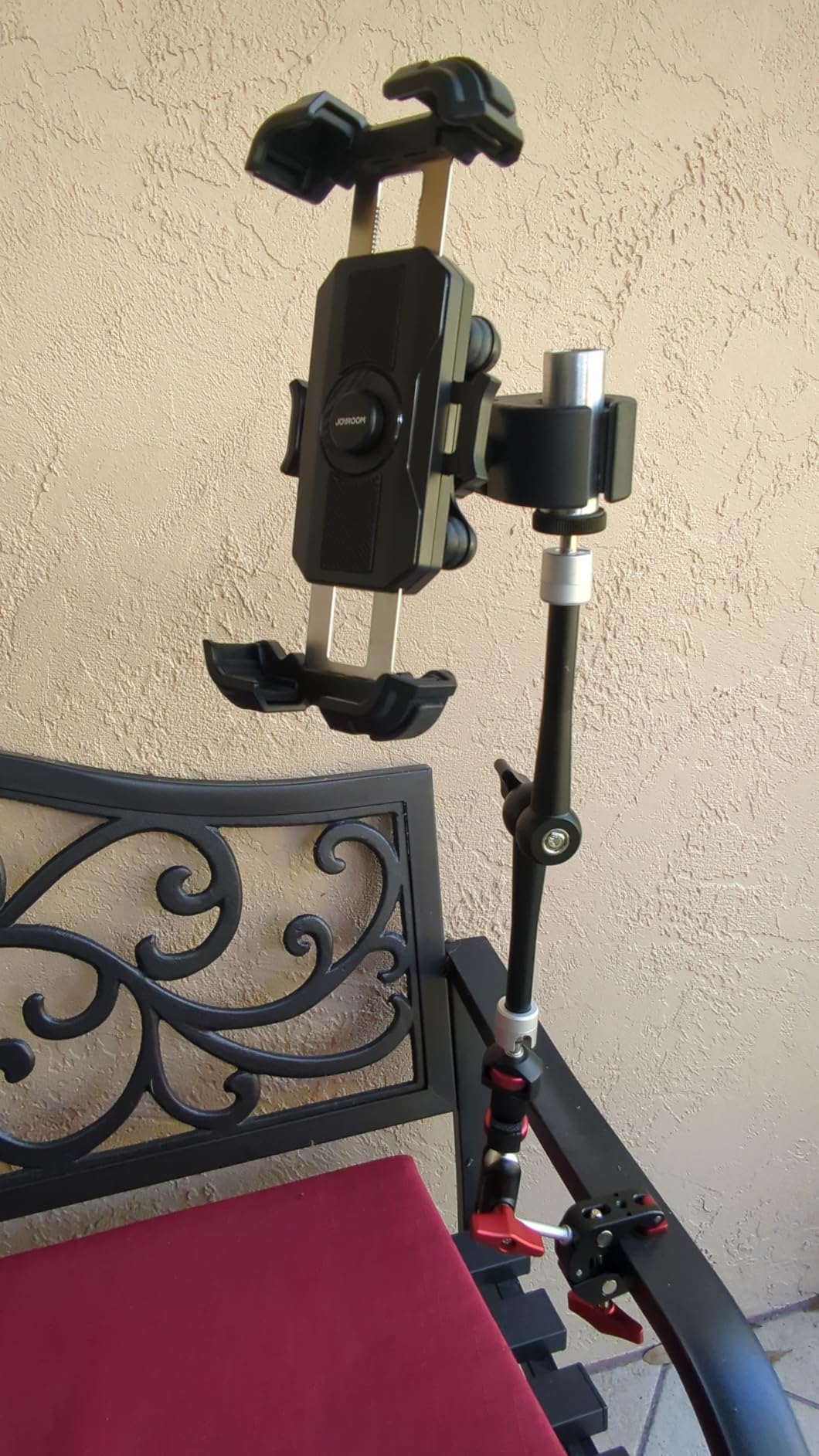 JOYROOM Motorcycle Phone Mount Holder - [Dual Vibration Dampener] 150mph Anti-Shock Phone Holder for Motorcycle [Upgrade Handlebar Clamp] - Bicycle Bike Phone Holder Mount for 4.7-7
