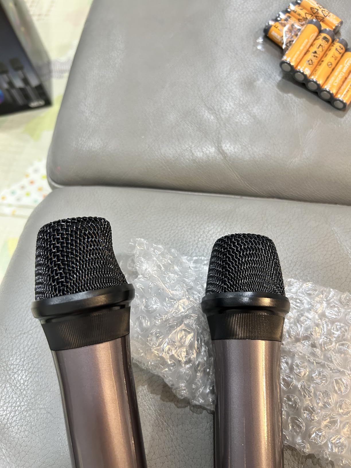 Karaoke Machine, Bluetooth Speaker with 2 Wireless Microphones Adults Kids | Dual Powerful Speakers, TWS, LED Light, Portable, 10H Battery PA System, USB TF AUX, Home Party Outdoor Camping Birthday Gifts customer photo 2