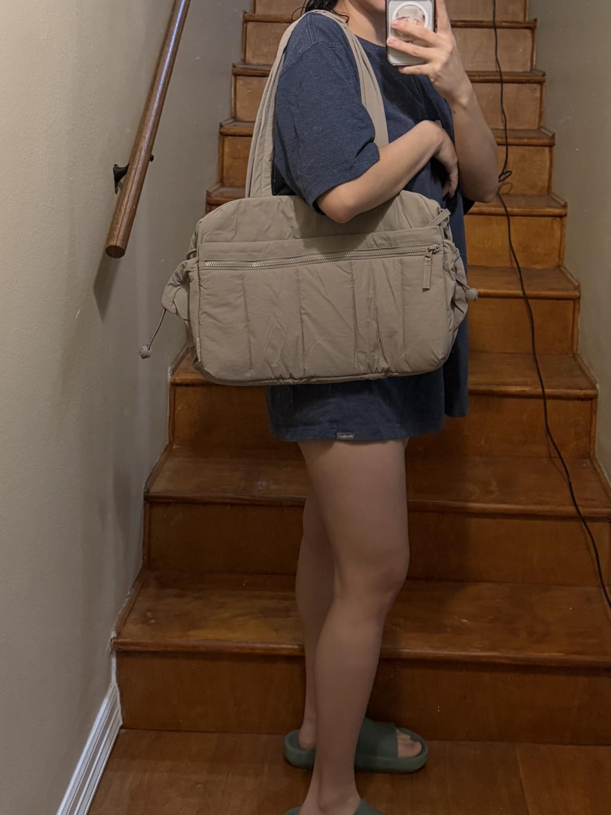 BAGSMART Duffle Bag for Travel, Gym Bag for Women, Weekender Carry on customer photo 1