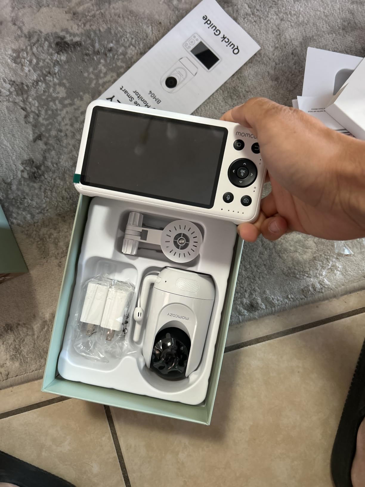 Momcozy BM04 Smart WiFi Baby Monitor with 2 Cameras, 5