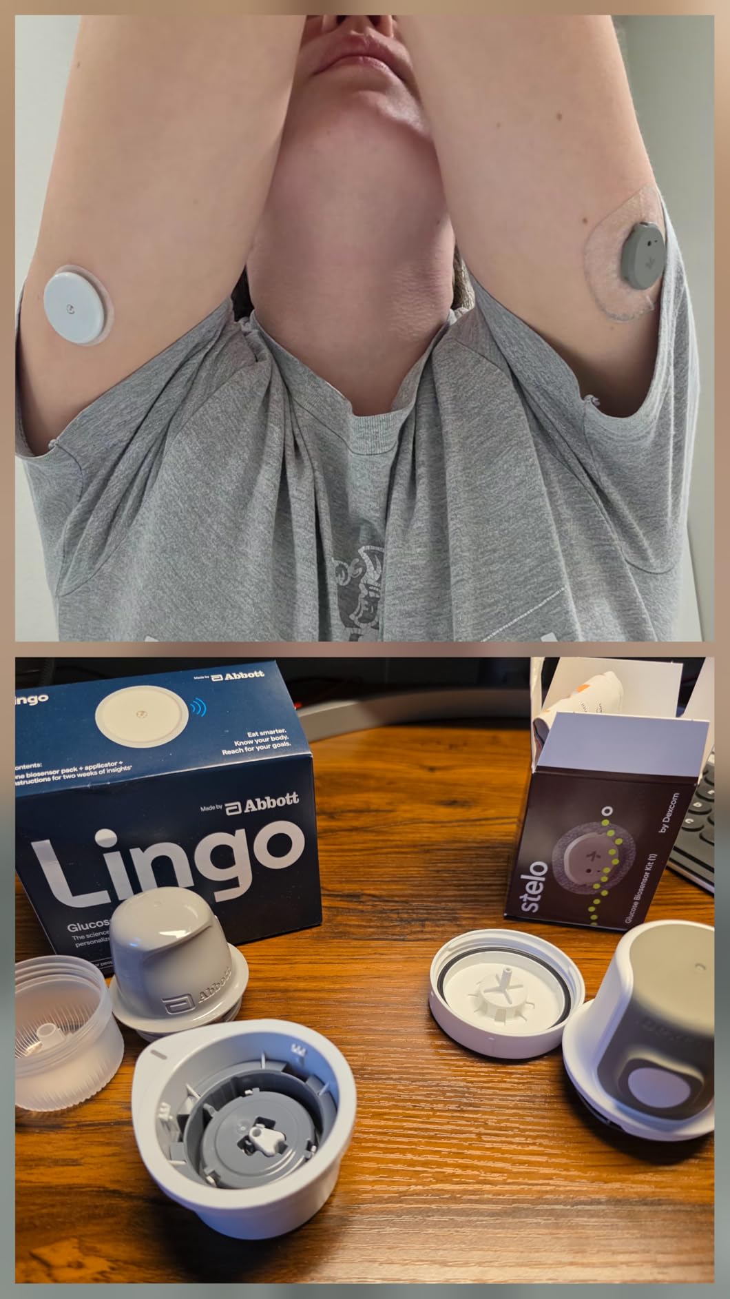 Lingo Continuous Glucose Monitor (CGM). 24/7 Glucose Tracking | By Abbott. Optimize Your Nutrition with Real-time Data & Insights. 1 biosensor lasts up to 14 days. iOS & Android. US Only customer photo 2