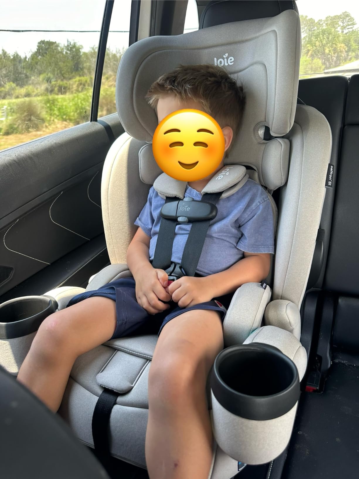 Joie Saffron SI 4-in-1 Car Seat for Infants to Toddlers to Big Kids, 4 Modes, 10-Position No-Rethread Headrest & Harness (Mocha) customer photo 1