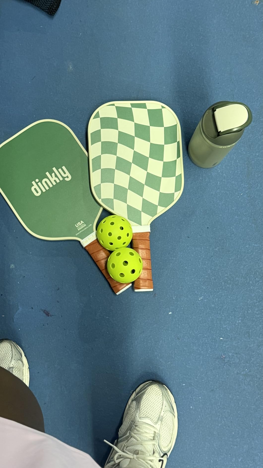 Pickleball Paddles Set of 2/4, USAPA Approved Pickleball Rackets | Graphite or Fiberglass, 2/4 Rackets, 4 Balls and 1 Portable Carry Bag, Aesthetic Pickle Ball Set for Men Women Beginner customer photo 1
