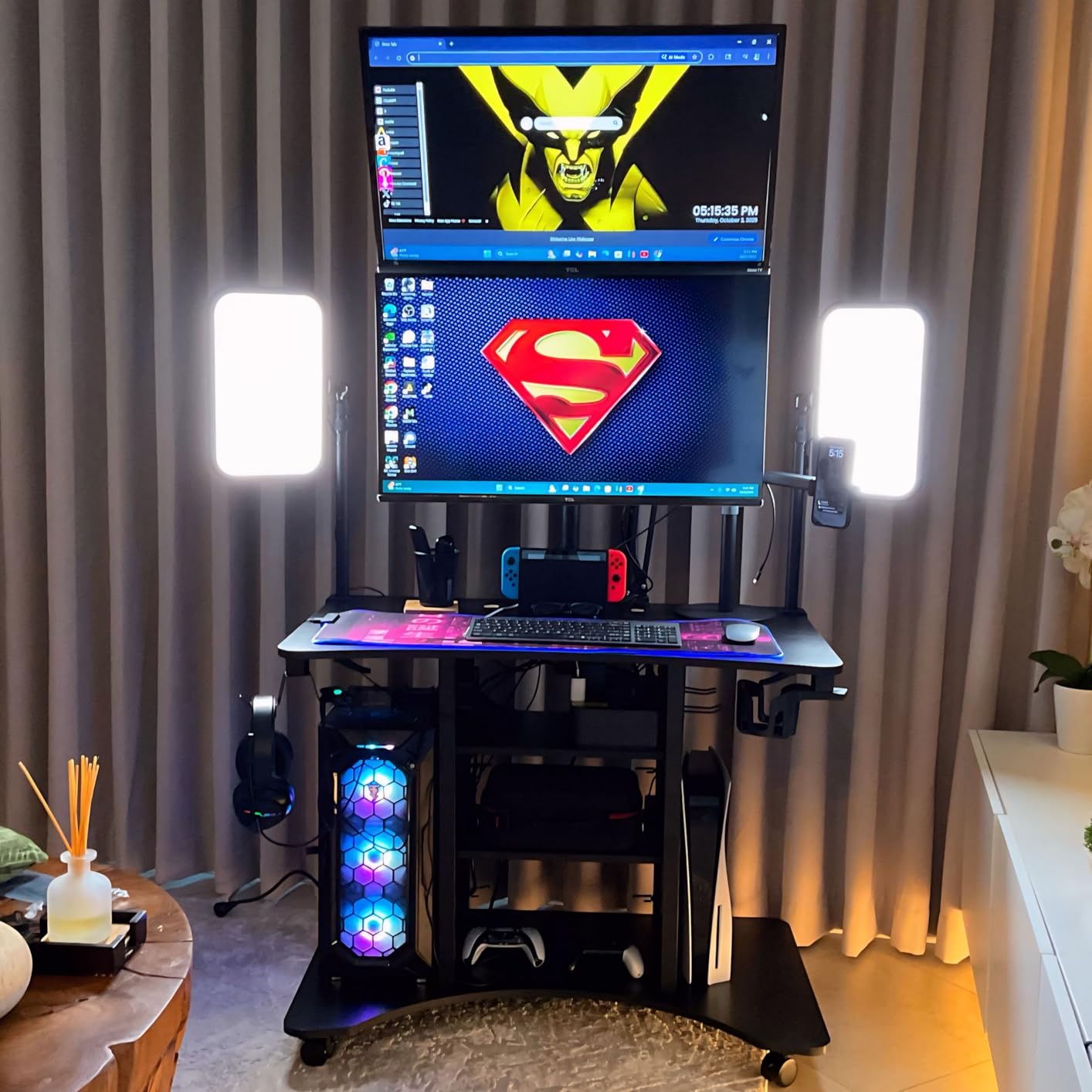 EUREKA ERGONOMIC Gaming Desk Computer, 37