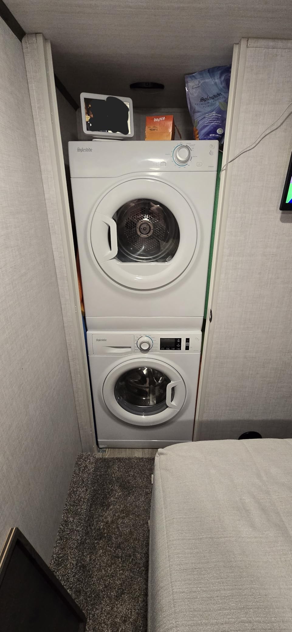Splendide DV1725X & WFL2500X Replaces WFL1300XD Washer & DV6500X Dryer Stacked Bundle with Vent Kit & SK04 Stack Kit Included + Starter Laundry Powder - Updated Design- Freight Delivery customer photo 2