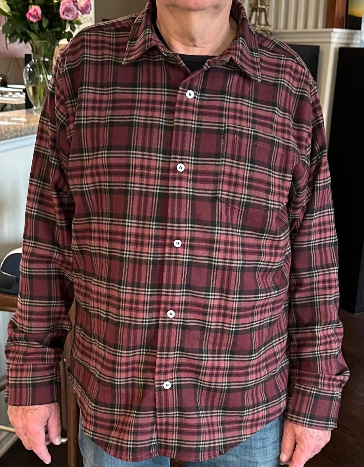 Joe & Bella Men's Magnetic Button Flannel Shirt - Adaptive Magnetic Shirts for Men customer photo 1