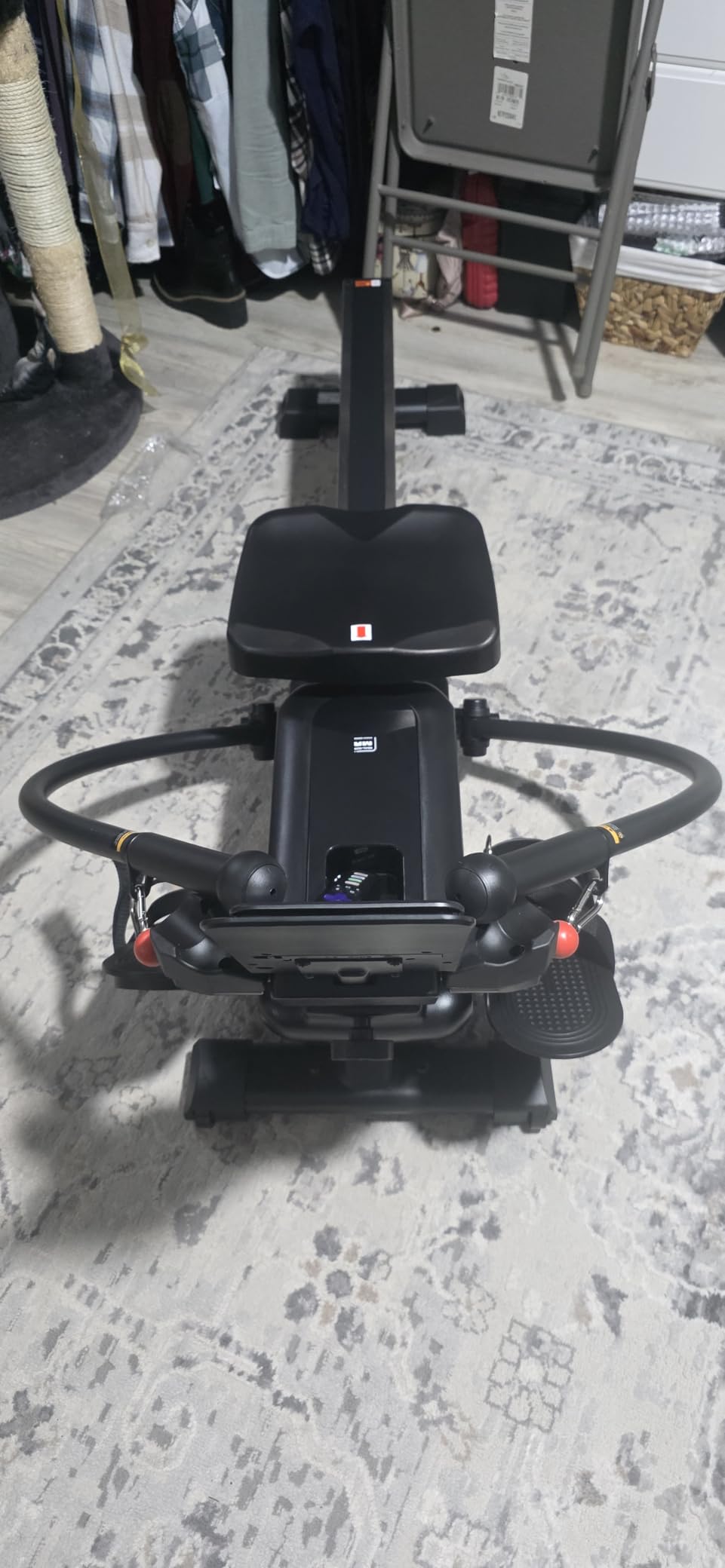 Merach RS3 Scull Rowing Machine for Home, Simulate Real Row, Ergonomic Seat | 16 Levels Quiet Magnetic Resistance, Multiple Rower Modes, Full-Body Workout, Multi-App Support, Max 350 lbs Capacity customer photo 1