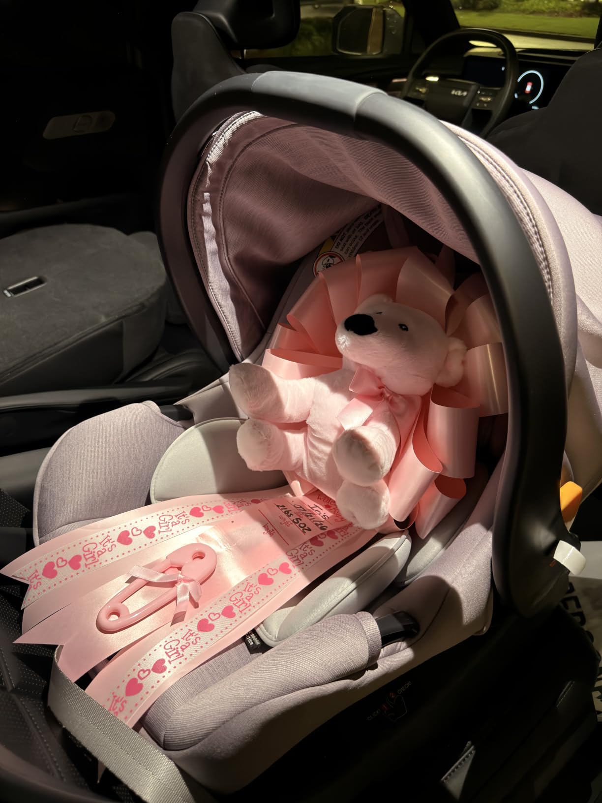 Chicco KeyFit Max ClearTex Infant Car Seat and Base, Rear-Facing, 4-30 lbs | Lupine/Purple, flame retardant-free ClearTex, GREENGUARD Gold, stroller-compatible infant car seat, baby travel item customer photo 2