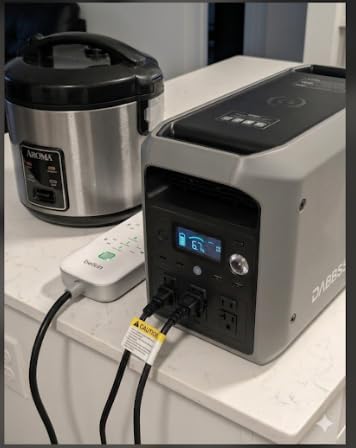 DABBSSON Portable Power Station 2000L, 2048Wh Semi-Solid LiFePO4 Battery, 2200W AC Output 6, 3300W Power Boost, 1 Hr Fast Charge, Solar Generator For Home Backup, Camping & RVs (Solar Panel Optional) customer photo 2
