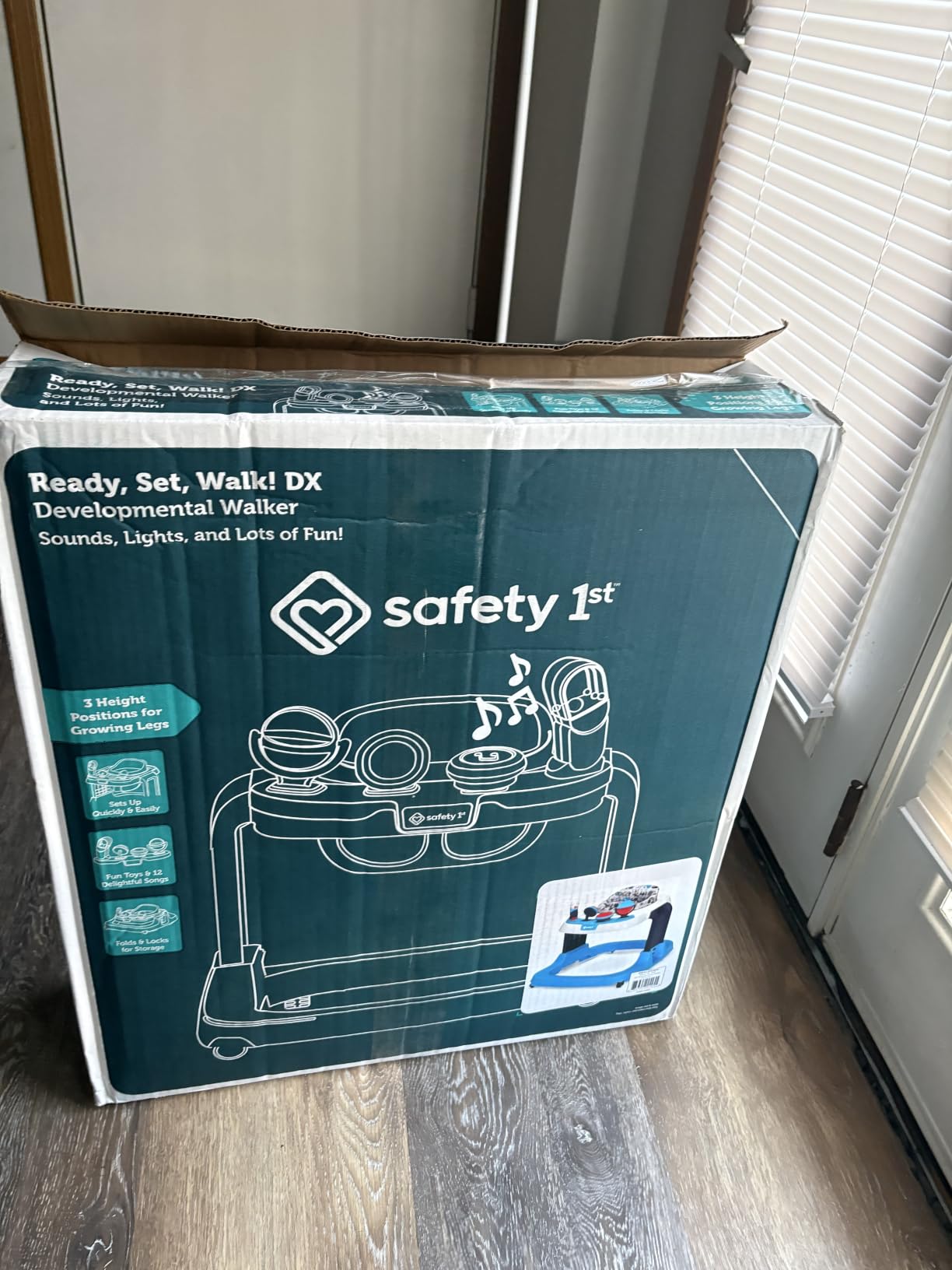 Safety 1st Ready, Set, Walk! DX Developmental Walker, Nantucket 2 customer photo 2