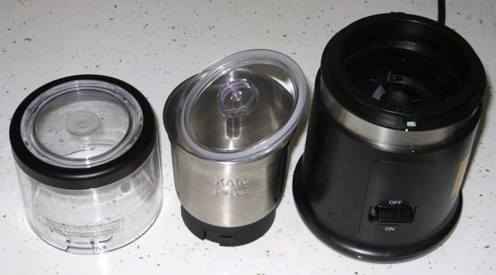 SHARDOR One Touch Coffee Grinder Electric, Spice, Herb, For Coffee Bean Spices and Seeds with 1 Removable Stainless Steel Bowl, Dry Grinder, Black customer photo 1