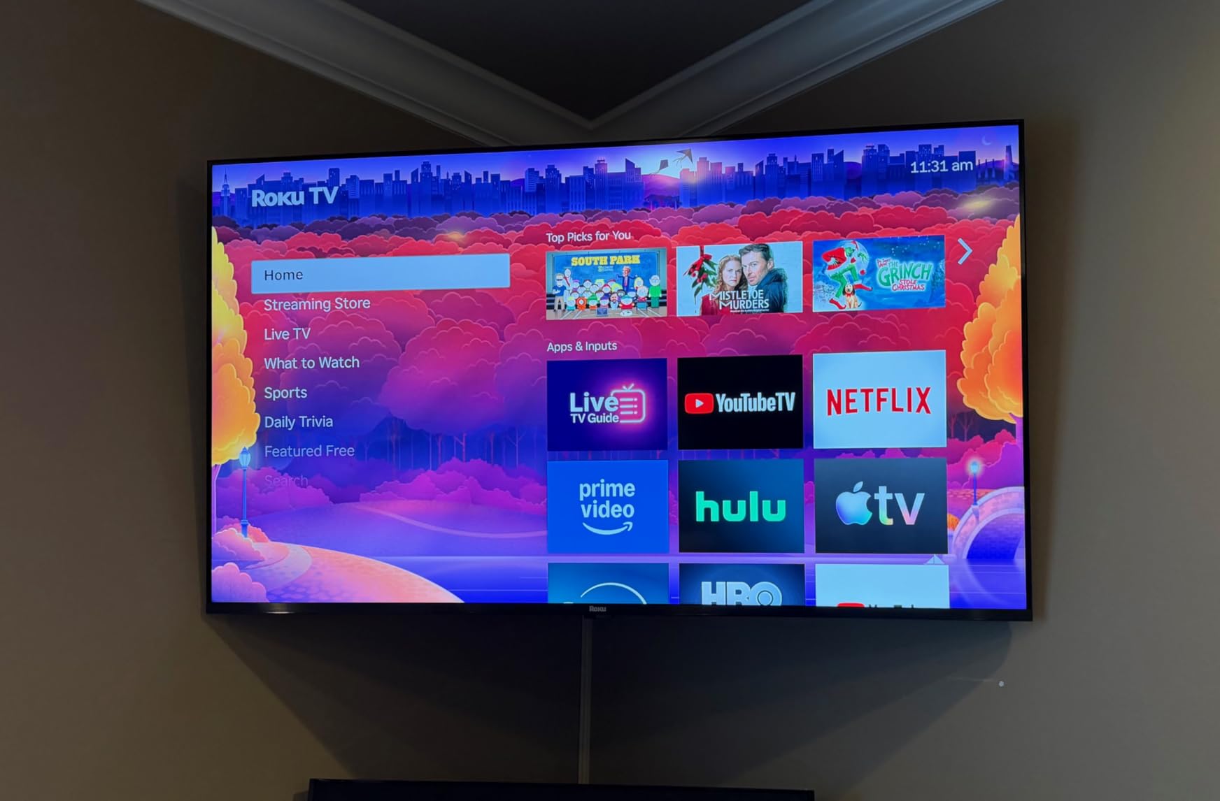 Roku 55-Inch Plus Series Smart TV - 4K QLED Mini-LED TV - RokuTV | Flat Screen Television with Dolby Vision & Wi-Fi for Streaming Live Local News, Sports - Enhanced Voice Remote customer photo 2
