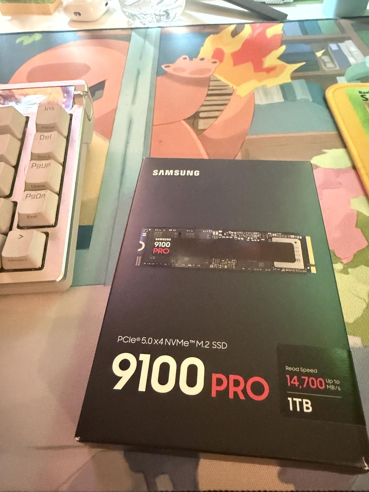 Samsung SSD 9100 PRO 2TB, PCIe 5.0x4 M.2 2280, Up to 14,700MB/s | NVMe Internal Solid State Hard Drive best for AI Computing, Gaming, and Heavy Duty Workstations (MZ VAP2T0B/AM) customer photo 1