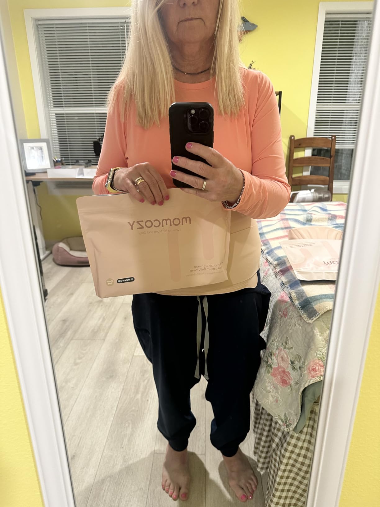 Momcozy Ergowrap Postpartum Belly Band for C-Section Recovery, Abdominal Binder with 3D Lifting & Ergonomic Back Support customer photo 2