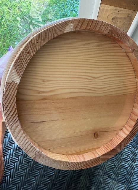 Sauna Bucket & Ladle Set - 1 Gallon / 4L Canadian Red Cedar | Leakproof Recycled Plastic Liner, Natural Rope Handle, Natural Finish customer photo 2
