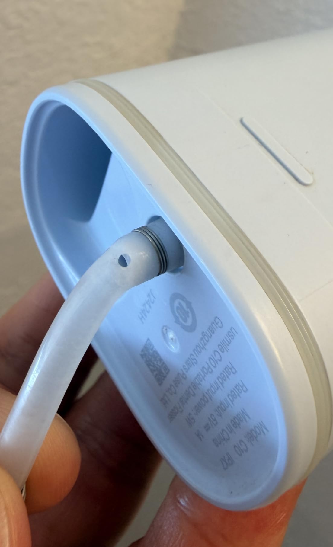 usmile C10 Portable Water Flosser for Travel - 95-Day Battery, 4 Modes, 360 Degree Nozzle, 180ml Tank, IPX7 Waterproof, Dentist-Recommended for Braces, Implants & Sensitive Gums (Blue) customer photo 1