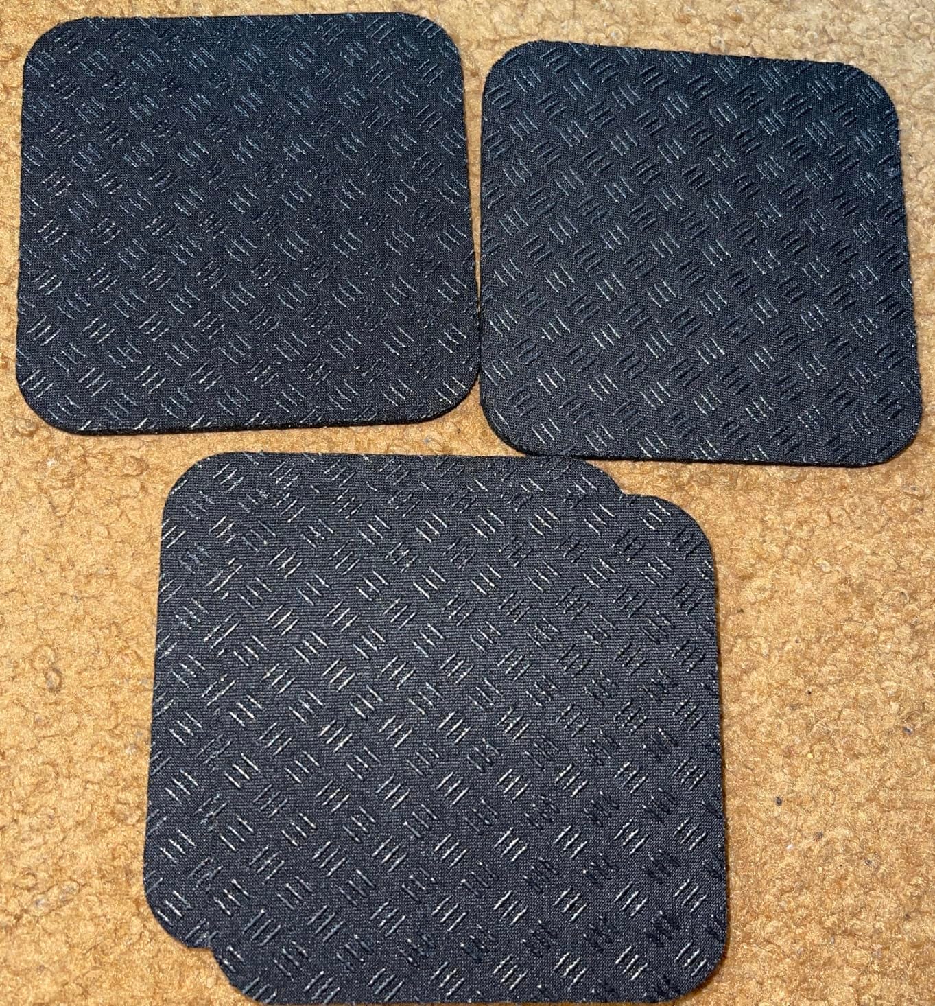 Treadmill Mat Pads 4PCS- Double-Sided Non-Slip - Anti Vibration Mat for Treadmill, Walking Pad, Exercise Bike - Hardwood Floors Protection customer photo 2