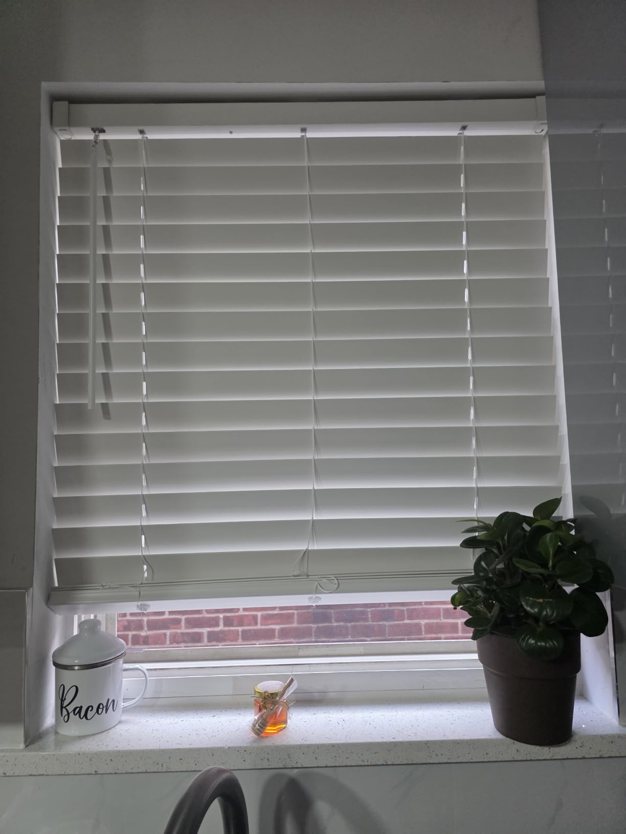 Cordless Faux Wood Blinds 30