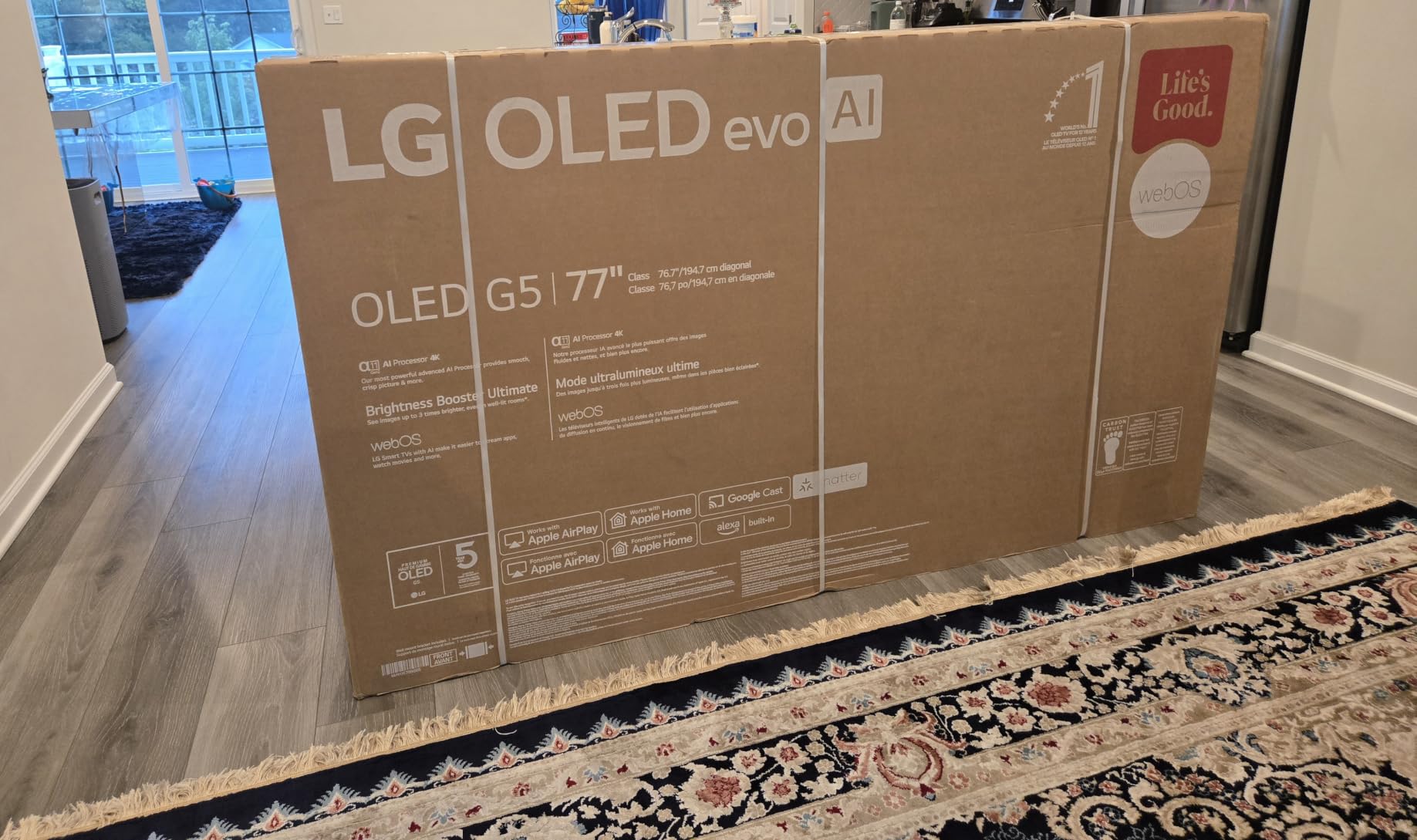 LG 55-Inch Class OLED evo AI Super Upscaling 4K G5 Series Smart TV w/Dolby Atmos & Vision, HDR10, Filmmaker Mode, Wow Orchestra, Alexa Built-in (OLED55G5WUA, 2025) customer photo 1