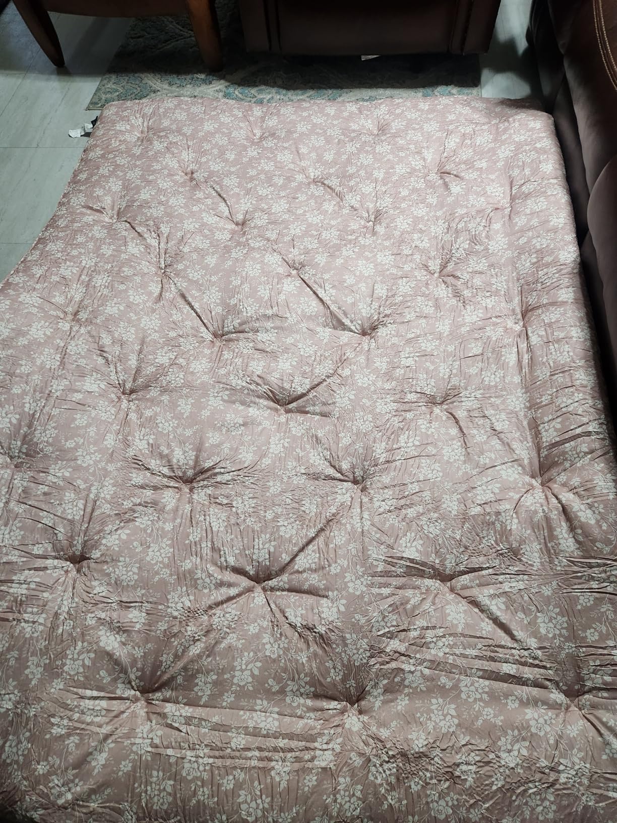 Syrinx Water Resistant Japanese Floor Mattress Futon, Queen Size 80