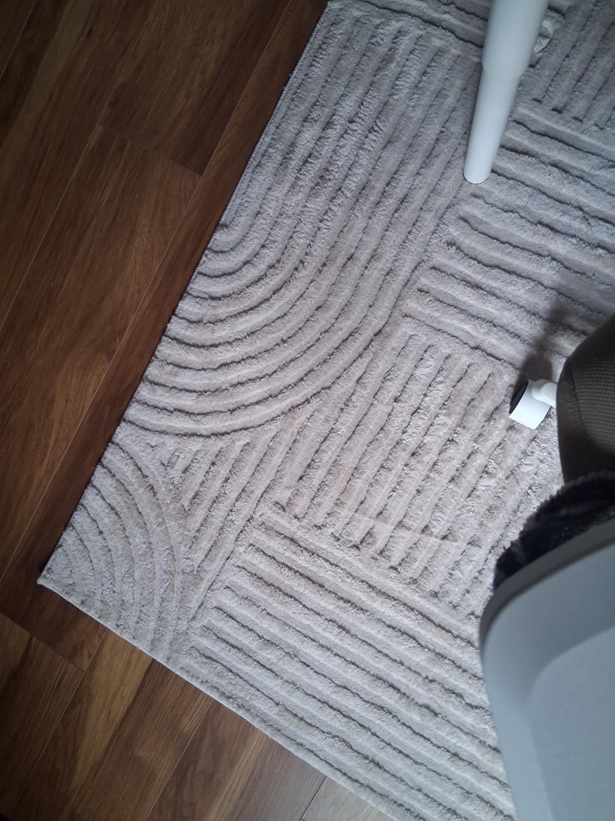 Pauwer 8x10 Area Rugs for Living Room, Modern Non Slip Washable Rug, Beige | Arch Pattern, Soft Fluffy, Neutral, Boho Accent, Solid Color Floor Carpet, For Kids Room Dining Room Nursery Entryway customer photo 2